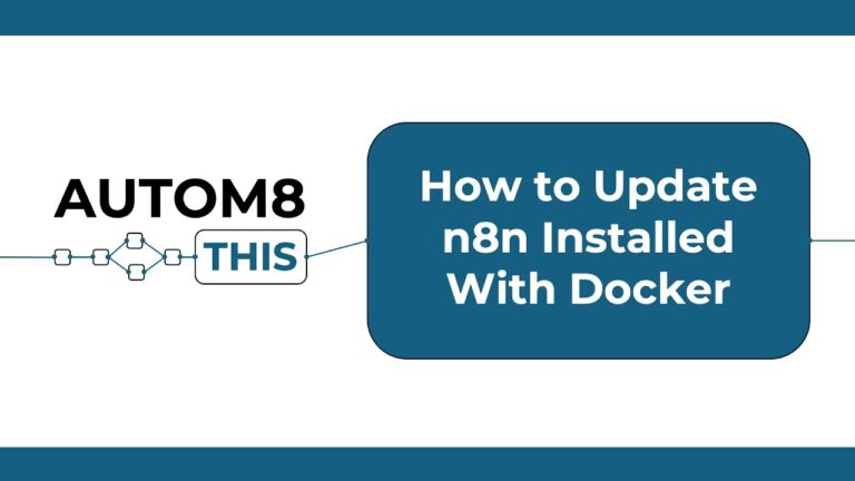Update n8n docker
